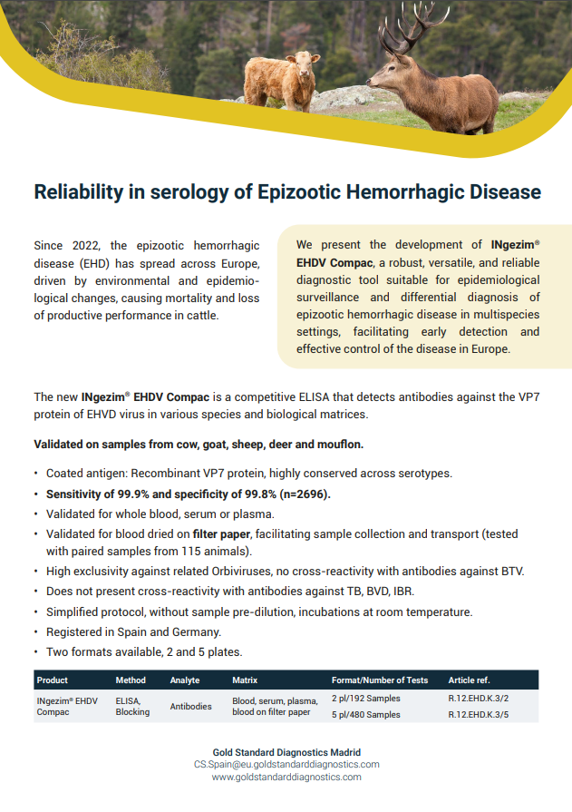 Reliability in Serology of Epizootic Hemorrhagic Disease