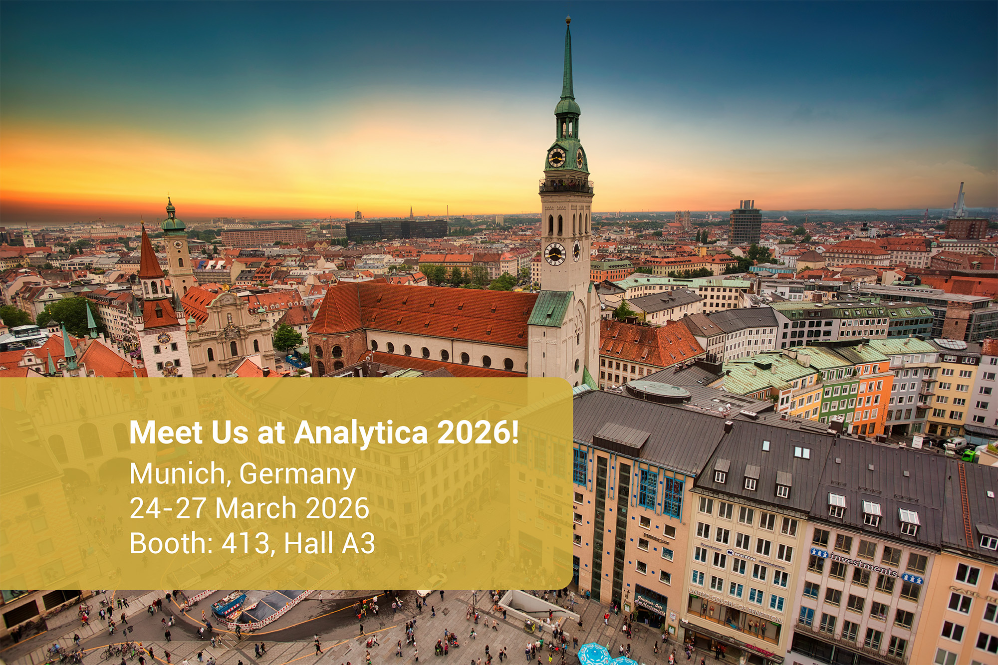 Meet Us at Analytica 2026 in Munich!