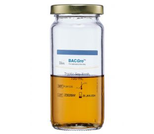 BACGro Tryptic Soy Broth, Unbagged Jar / 100ml