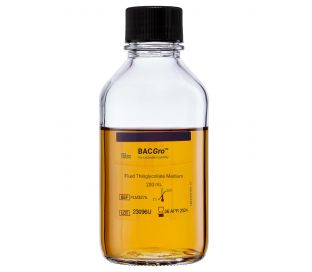 BACGro Fluid Thioglycollate Medium w/ L&T, Bottle / 200ml