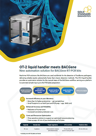 OT-2 Liquid handler for BACGene use