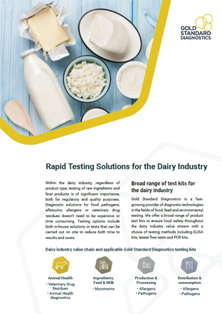 Rapid Testing Solutions for the Dairy Industry
