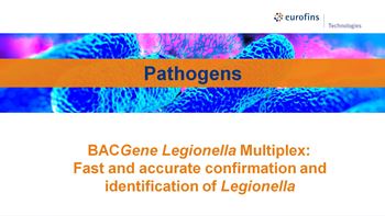 BACGene Legionella Multiplex Webinar